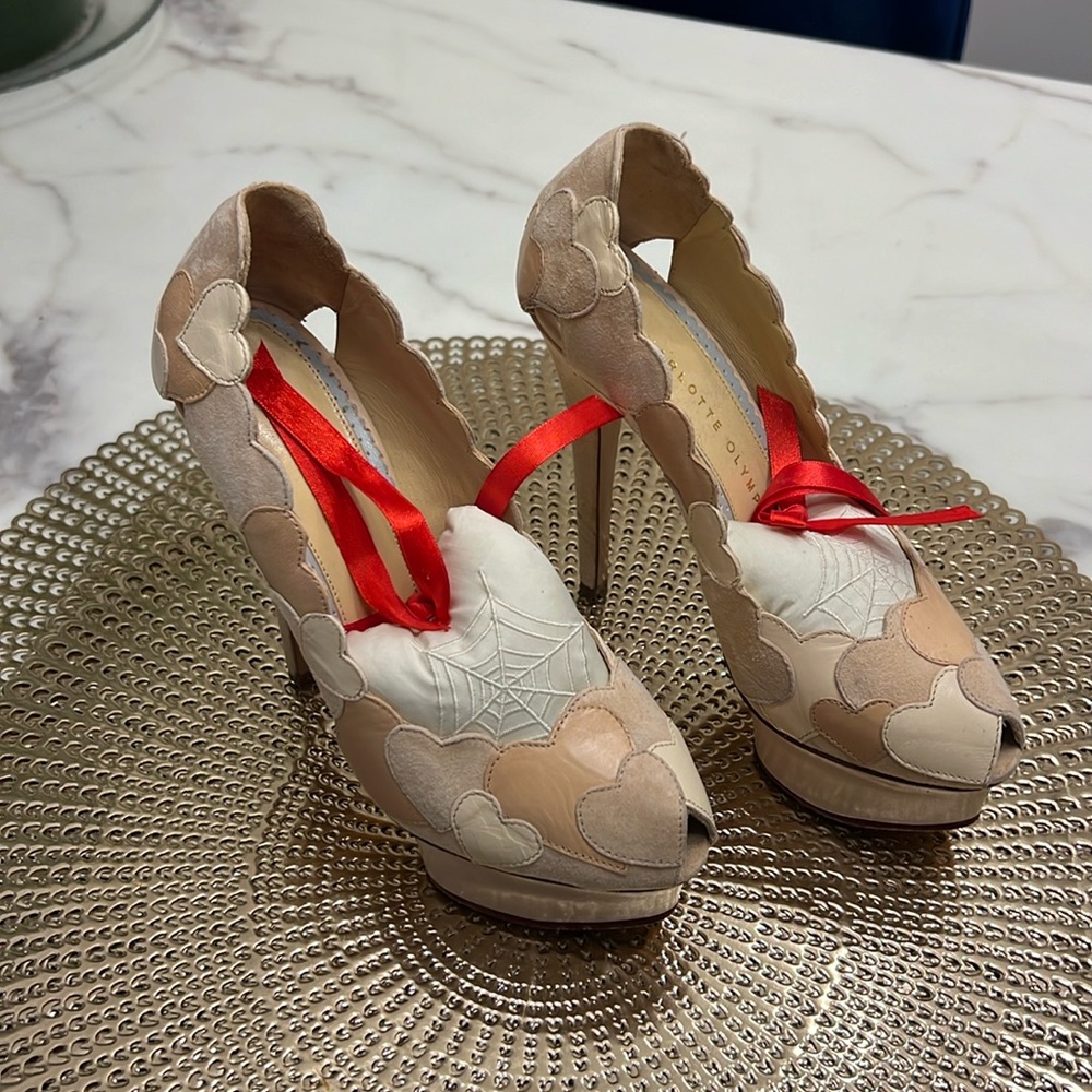 Charlotte Olympia heart platform shoes